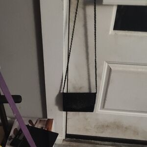 Black Beaded Evening Bag